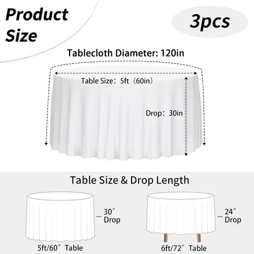 Miniatura 3 de Fixwal Paquete de 2 manteles cuadrados beige de 54 x 54 pulgadas, reutilizables, resistentes, lavables, de poliéster, para bodas, despedidas
