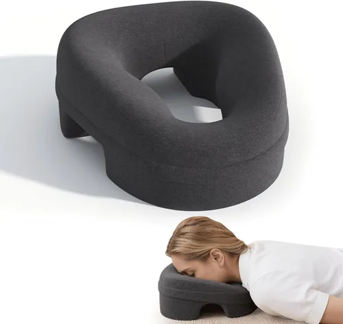 Almohada de masaje facial para cama, almohada de masaje en mesa de masaje, almohadas perforantes, almohada para dormir, cuna facial después de
