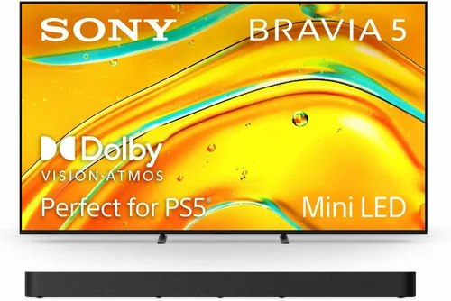 Miniatura 20 de Sony BRAVIA 5 55-Pulgadas 4K Mini LED Smart TV (K-55XR50, 2025) y Barra de Sonido BRAVIA Theater Bar 6 3.1.2ch con Subwoofer Inalámbrico en Paquete
