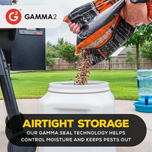 Miniatura 2 de Gamma2 Gamma Seal - Contenedor hermético de almacenamiento para madera, pellets, carbón y alimentos, cubo utilitario para interiores o exteriores