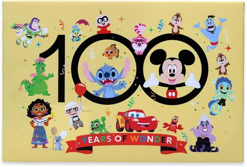Miniatura 8 de Open Road Brands Disney Lilo and Stitch Surfing Gallery - Lienzo decorativo para pared, diseño de puntada divertida para el hogar