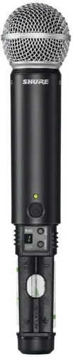 Miniatura 4 de Sistema de micrófono inalámbrico Shure BLX288/SM58 - Vida de batería de 14 horas, rango de 300 pies, UHF Incluye (2) micrófonos vocales de mano
