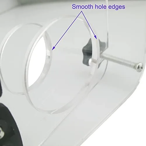Miniatura 5 de OY Triturador de Testículos de Acrílico (Color: Transparente Tamaño: 40 mm/50 mm, 45 mm/55 mm, 50 mm/60 mm)(M)