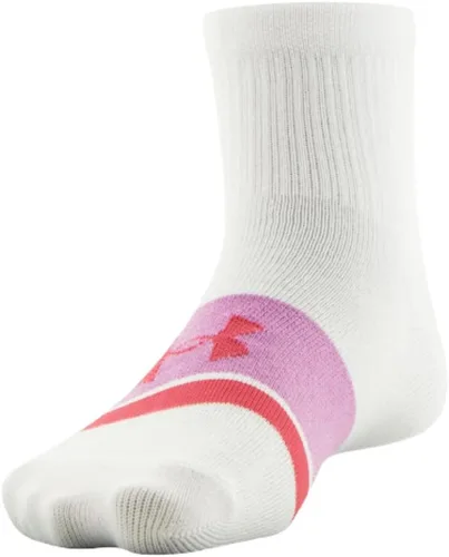 Miniatura 3 de Under Armour Girls Essential Lite - Calcetines ligeros para cuarto de galón, paquete de 6
