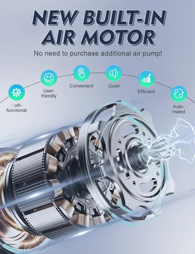 Miniatura 3 de Probador de diagnóstico de humo Evap automotriz - Detector de fugas de vacío de 12 V CC con compresor de aire incorporado para sistema de tuberías