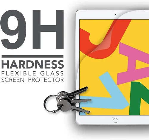 Miniatura 4 de Armor Protector de pantalla de vidrio flexible para iPad Pro 10.5" / iPad 10.2" (7ª/8ª/9ª) / iPad Air 10.5" (3ª), 9H con HD