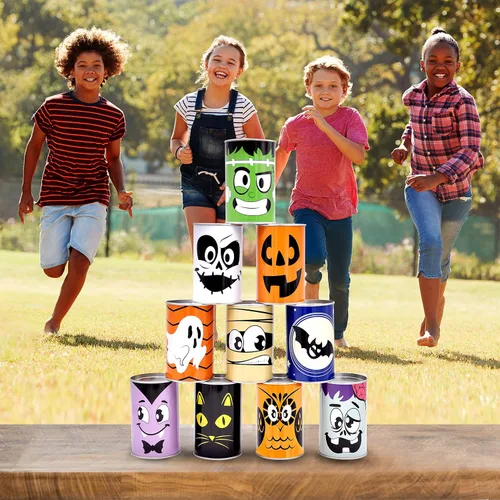 Miniatura 7 de JOYIN Juego de 13 piezas de Halloween para carnaval para lanzar bolsas de frijoles para niños y adultos, decoración de trucos o tratos, suministros