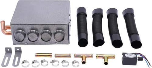 Calentador universal para debajo del tablero, calentador auxiliar universal de 12 V para minivan/camiones/cosechadoras, calentador de coche con 4