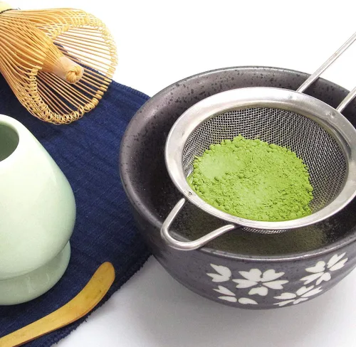Miniatura 5 de Artcome Juego de té Matcha japonés, batidor Matcha, cuchara tradicional, tazón Matcha, bandeja de bambú negro, soporte de batidor de cerámica