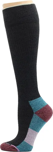 Miniatura 2 de Dr. Motion Calcetines altos de compresión para mujer, para senderismo, caminar, con cojín mejorado, absorción de calor, hilo de retención de calor
