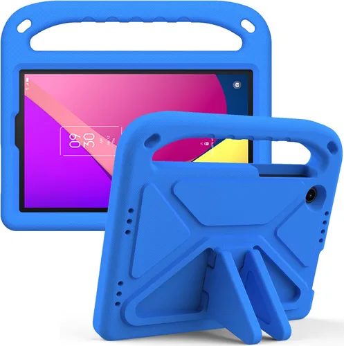 Miniatura 6 de Funda para niños TCL Tab 8 LE (8.0 pulgadas) modelo 9137W EVA mango a prueba de golpes peso ligero cubierta de soporte, azul