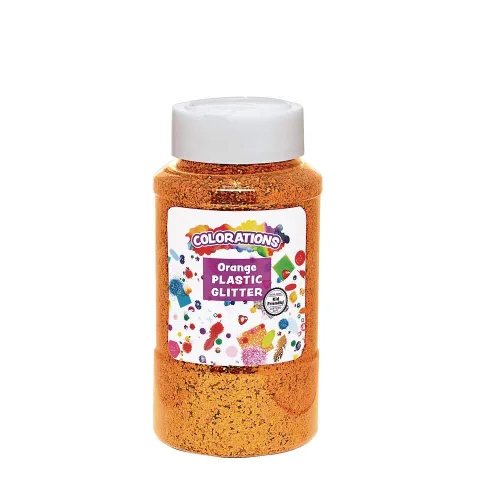Miniatura 13 de Colorations Purpurina de plástico extra segura plateada de 1 libra para artes y manualidades plateado