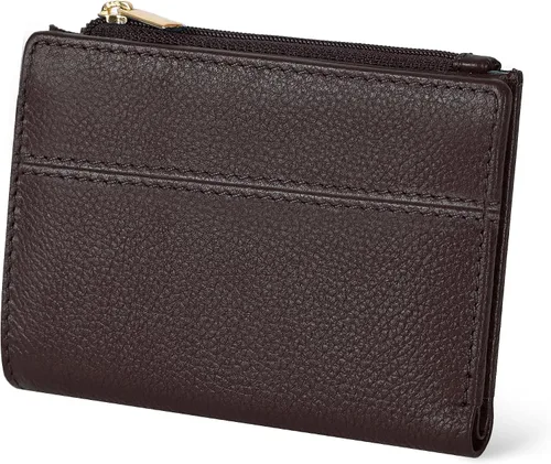 Miniatura 9 de Billetera Oak Leathers para mujer de piel de grano completo - Pequeña con protección RFID, monedero para monedas, tarjetero de crédito y DNI