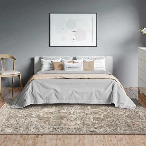 Miniatura 7 de LUXE WEAVERS Alfombra marroquí floral vintage beige 3x9