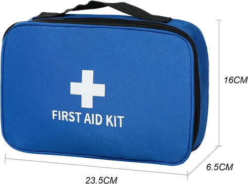 Miniatura 3 de Bolsa portátil de primeros auxilios, bolsa de transporte médica con compartimento vacía con cremallera, bolsa de emergencia para el hogar, viajes