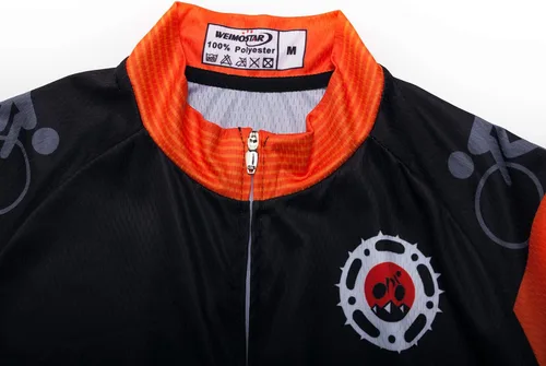 Miniatura 68 de Weimostar Hombre Ciclismo Jersey Manga Corta Bicicleta Ropa Multicolor Diamante