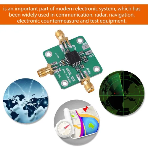 Miniatura 2 de AD831 transductor de alta frecuencia módulo mezclador RF 500MHz ancho de banda mezcla abajo mezcla mezclador equilibrado doble convertidor