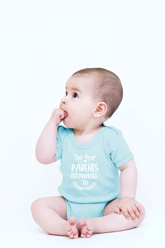 Miniatura 18 de CBTwear The Best Parents Get Promoted to Grandparents Baby Bodysuit - Divertido traje infantil - Humor infantil