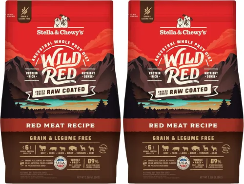 Miniatura 13 de Stella & Chewy's Wild Red Comida seca para perros con revestimiento crudo, alta proteína, sin cereales ni legumbres, receta para el océano, 3,5 lb