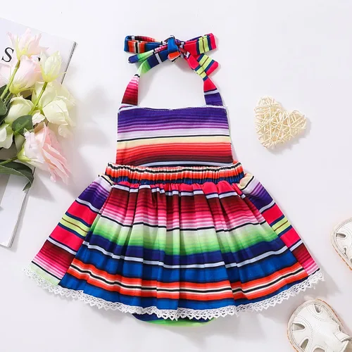 Miniatura 2 de Traje de bebé niña primer cumpleaños traje de encaje tul mameluco princesa tutú vestido de un año cumpleaños pastel Smash fotografía ropa