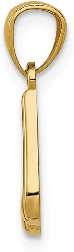Miniatura 2 de Colgante de oro amarillo macizo de 14 quilates con nota musical, Metal
