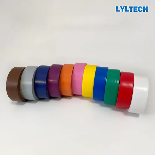 Miniatura 4 de LYLTECH Cinta eléctrica mate arcoíris paquete de 11 colores, impermeable, fuerte adhesivo, duradero, fácil de envolver, 3/4 pulgadas por 30 pies