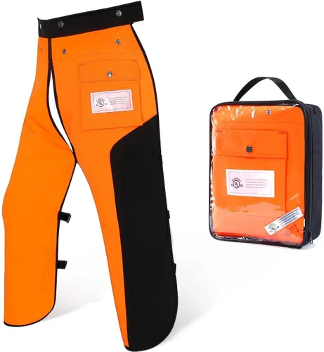 Chaparreras para motosierra con delantal de 8 capas para hombres/mujeres leñadores trabajadores forestales pantalones protectores para motosierra
