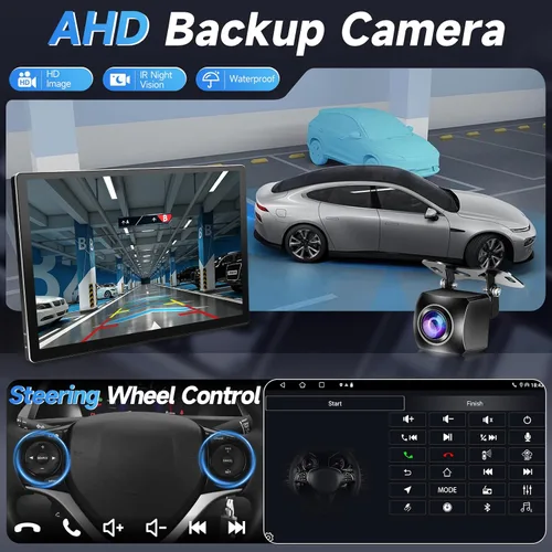 Miniatura 6 de Naifay 8Core 4G+64G Android 13 Car Stereo para Ford F150 2009 2010 2011 2012 actualización de radio, 2K 13.1 pulgadas pantalla táctil para Ford
