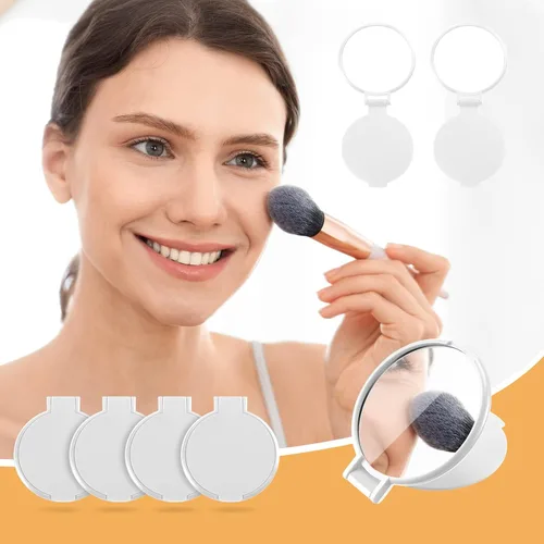 Miniatura 6 de Yalikop 36 piezas de espejo compacto a granel portátil redondo espejo de maquillaje mini plegable para bolso de mujer, viajes, uso diario, regalos