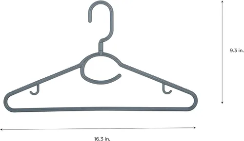 Miniatura 6 de Laundry 360 Paquete de 5 perchas de cuello giratorio Gira 360 grados Ganchos para accesorios Ideal para correas de espagueti Accesorios a
