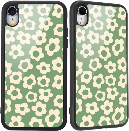 Miniatura 17 de Compatible con iPhone 7/8/SE 2020, cubierta trasera dura con patrón de arte divertido azul divertido lindo para mujeres y niños