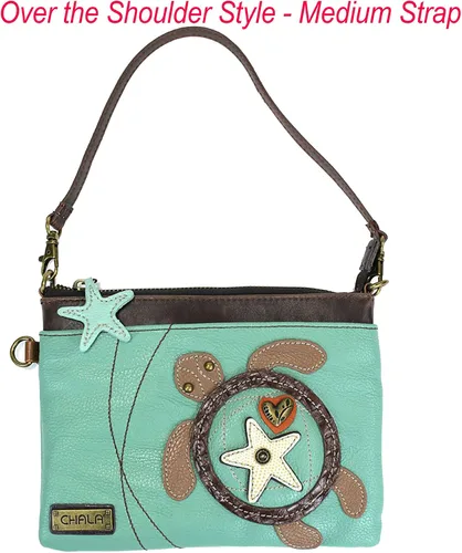 Miniatura 4 de CHALA Mini bandolera/bolso con correa convertible elegante, compacto, versátil