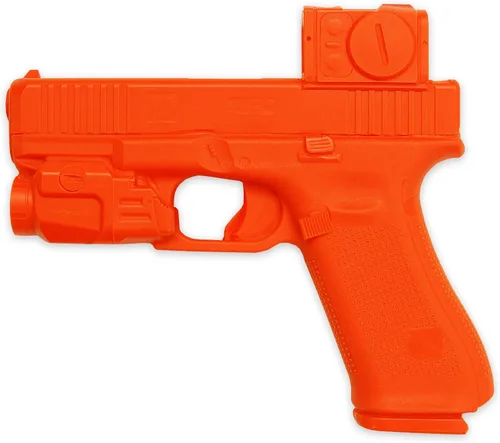 Miniatura 20 de American Safety Trainers - Compatible con modelos Glock - Pistolas de entrenamiento de polímero sólido no funcionales - Naranja brillante - EE.UU.