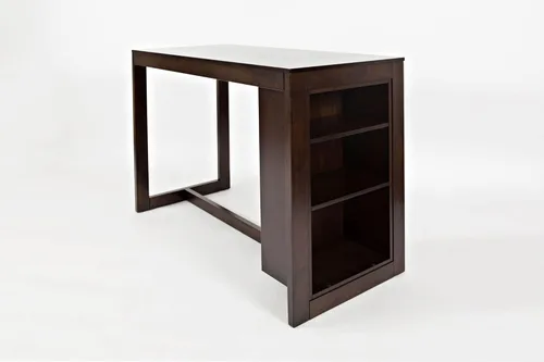 Miniatura 7 de Jofran: , Tribeca, mesa de comedor de altura de mostrador, 55.88cmde ancho x 121.92cmde profundidad x 91.44cmH, acabado Merlot, (juego de 1)