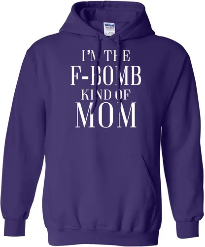 Miniatura 7 de zerogravitee Sudadera con capucha para adulto con texto en inglés "I'm the F-Bomb kind of Mom