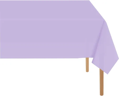 Miniatura 32 de Mantel de plástico verde frutal (paquete de 2), 54 x 108 pulgadas, cubierta de mesa para mesa rectangular, manteles desechables verde manzana