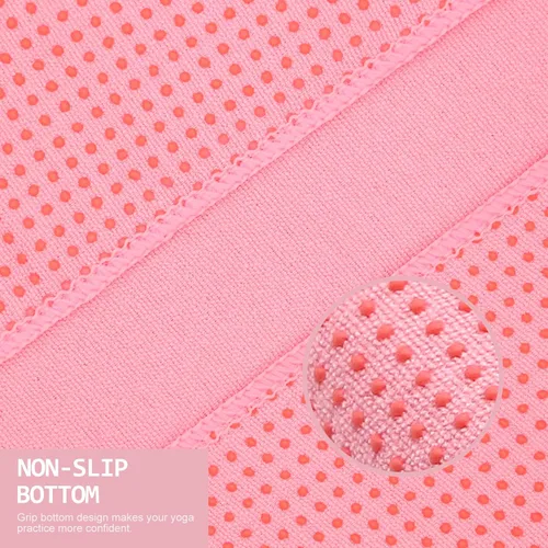 Miniatura 3 de Eunzel Paquete de 2 toallas de yoga caliente con punto de agarre, tapete de yoga antideslizante Towe absorbente de sudor para yoga caliente, bikram