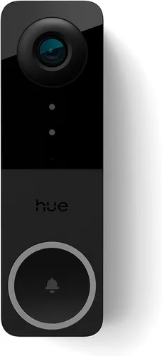Miniatura 2 de Timbre de video Philips Hue Secure con cable, resolución 2K, vista de ángulo amplio, notificaciones, integración con luces Hue, audio bidireccional