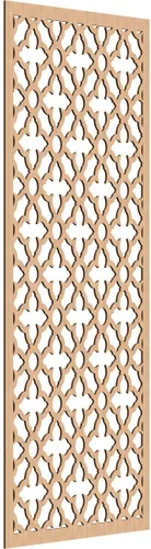 Miniatura 153 de Madison Paneles de pared decorativos de madera con calado, 9 3/8 pulgadas de ancho x 24 3/8 pulgadas de alto x 3/8 de alto, roble rojo rojo (Red Oak)