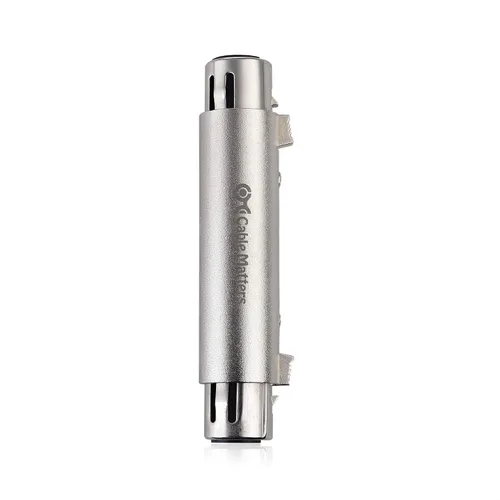 Miniatura 4 de Cable Matters Paquete de 2 adaptadores de cambio de género XLR a XLR - hembra a hembra