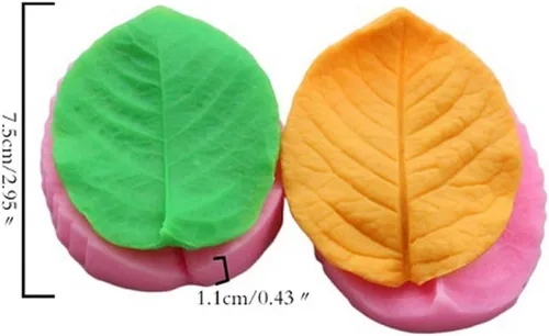 Miniatura 2 de Molde de veteado de silicona para pasta de goma, molde veteado de fondant, molde de flor de pasta de goma, herramienta de decoración de pasteles