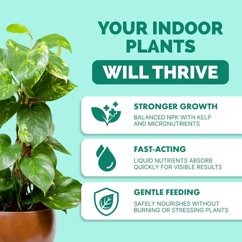 Miniatura 2 de TPS NUTRIENTS Alimento Líquido para Plantas de Interior para Plantas de Casa, Fertilizante Líquido, 32 oz (1 Quart)