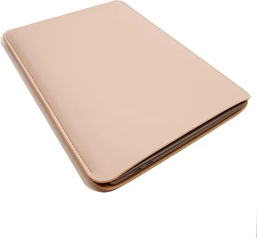 Funda delgada para laptop de 13 pulgadas compatible con MacBook Air 13 M3 M2 M1 de 2024/MacBook Pro 13 M2 M1, color beige