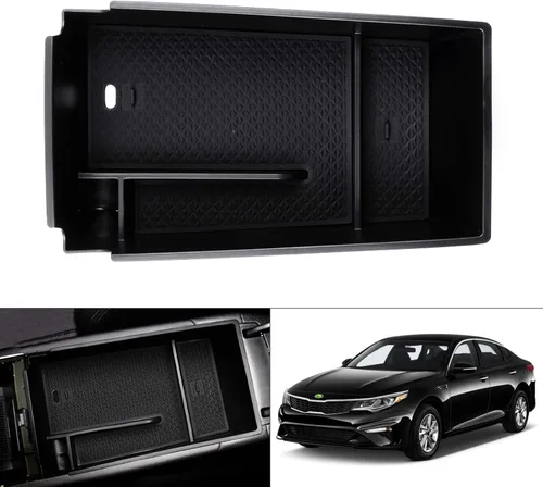 Autorder Organizador de consola central para accesorios de línea Kia K5 GT 2021, 2022, 2023, 2024, 2025, 2026, Kia K5 GT, caja de almacenamiento
