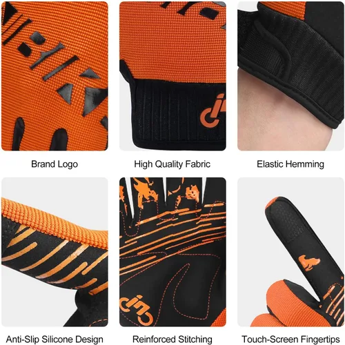Miniatura 7 de INBIKE - Guantes de ciclismo para hombremujer con pantalla táctil, guantes de bicicleta con almohadilla antideslizante para ciclismo de montaña MTB