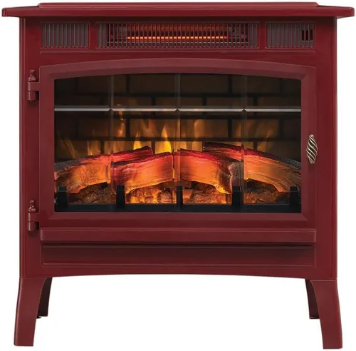 Miniatura 5 de duraflame Estufa Calentador de Chimenea Eléctrica Independiente con Efecto de Llama 3D para 1,000 Pies Cuadrados Canela