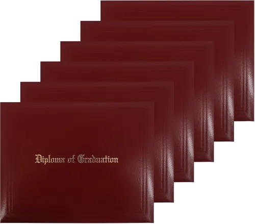 Miniatura 12 de GraduationMall Cubierta impresa para diploma para certificado 8.5 x 11 pulgadas, real, paquete de 1