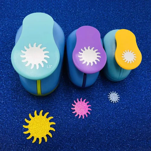 Miniatura 13 de Juego de 3 piezas de arco (5/8 pulgadas + 1 pulgada + 1.5 pulgadas) para manualidades, punzones de papel para manualidades, álbumes de recortes