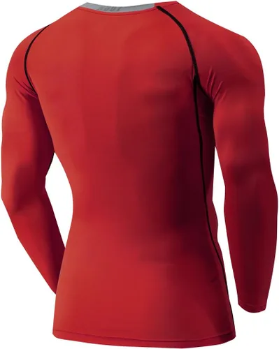 Miniatura 3 de NOOZ Camisetas de manga larga de compresión Cool Dry para hombre