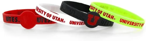 Miniatura 10 de aminco NCAA unisex-adult Silicone Bracelet (4-Pack)